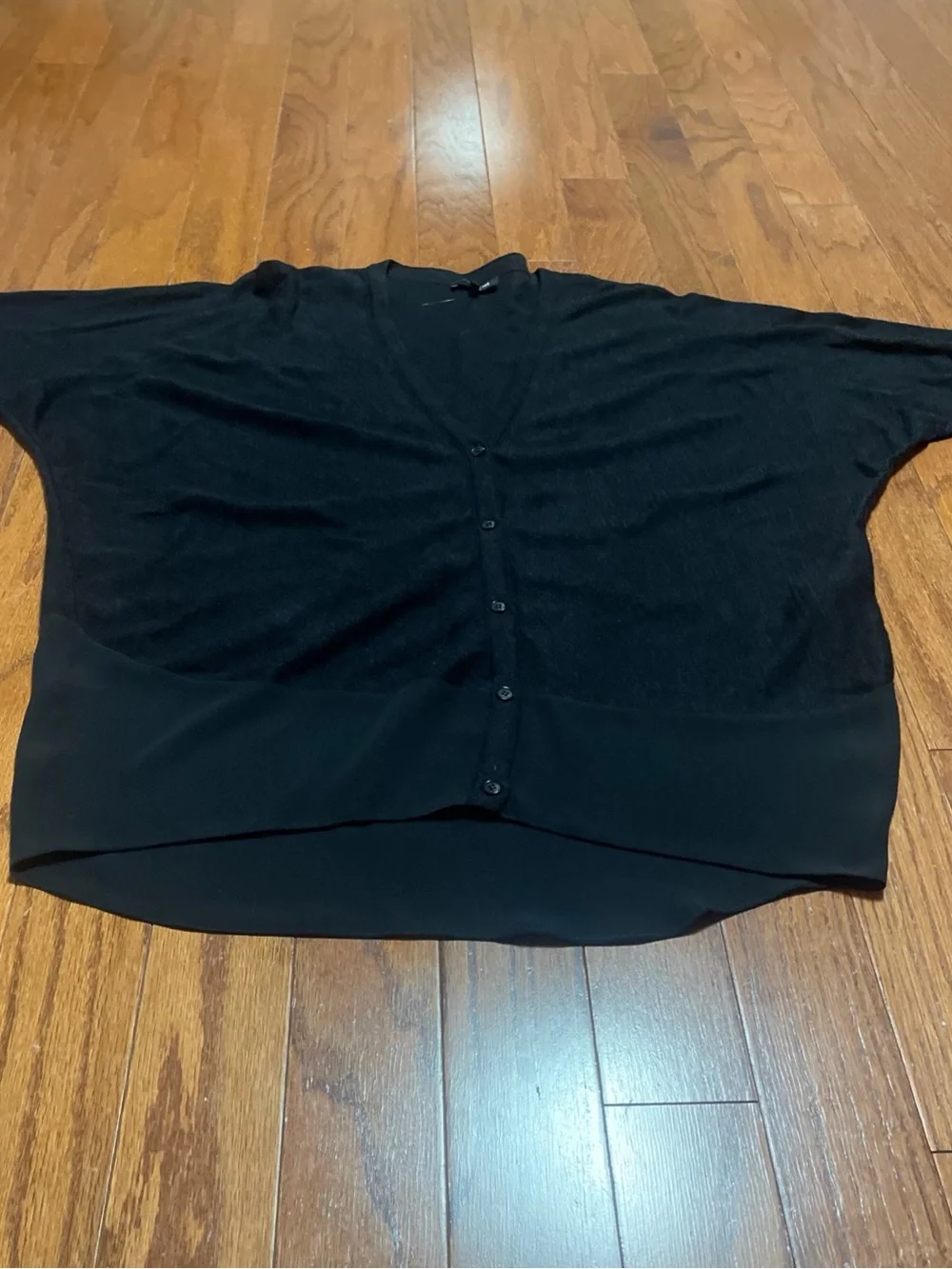 Lafayette 148 New York  lightweight cardigan V Neck Button Front Cardigan Sz P